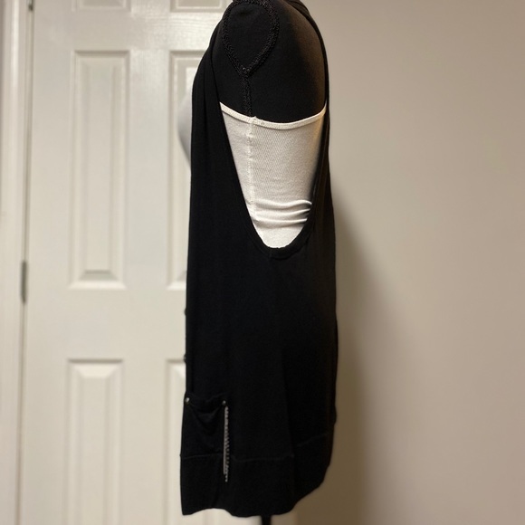 Guess Razor-Back Long Vest - Picture 7 of 14